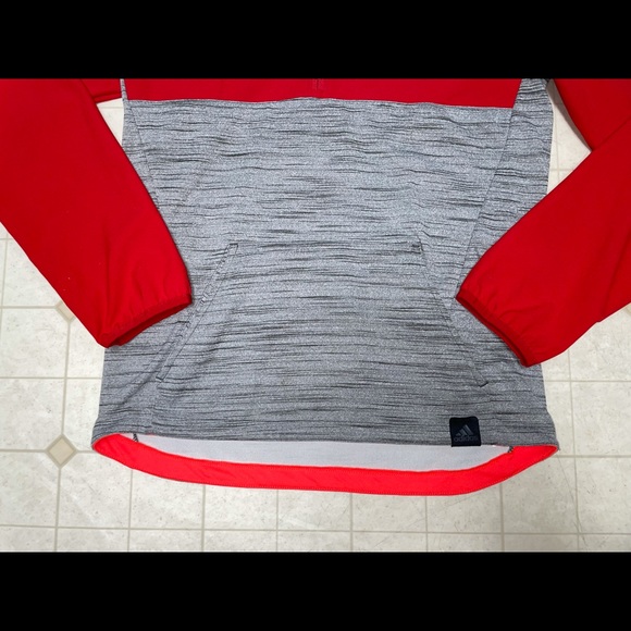 Adidas Red Climalite Windbreaker - Size Small - Picture 2 of 9
